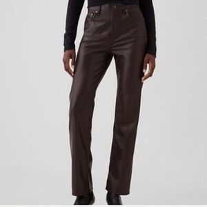 GAP Dark Brown Straight Leg Pants